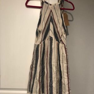 Listicle Midi Linen sun dress